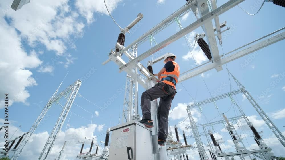 Construction of a transformer substation