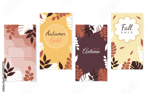 Fallen Leaves Fall Autumn Sale Social Media Business Promotion