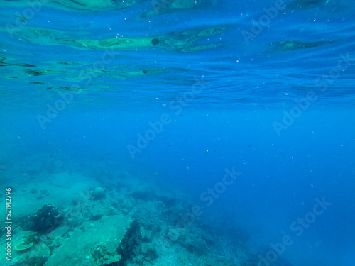 Beautiful underwater view at Lang Tengah Island, Malaysia