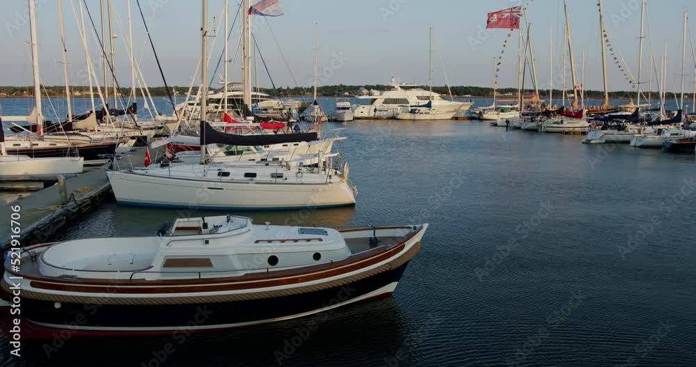 sailboats docked on the Charlottetown harbour sailboats docked on the Charlottetown harbour