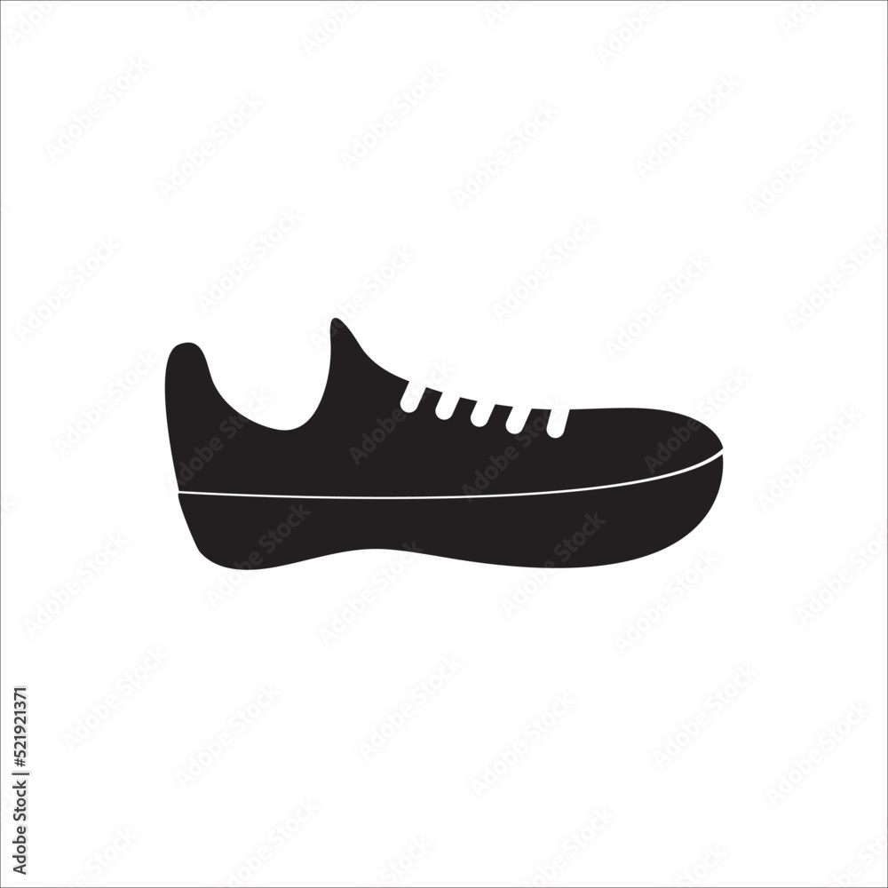 Shoe icon vector illustration template web