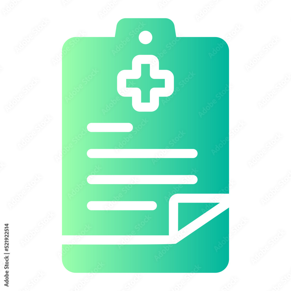 medical chechkup gradient icon medical chechkup gradient icon