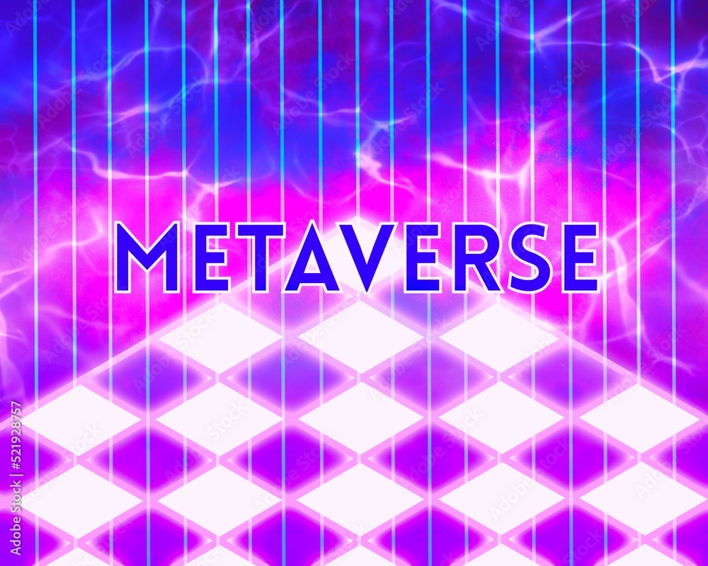 A plane in the metaverse, virtual world to live digitally and work remotely with avatars and cryptocurrency exchange, the future is here.
