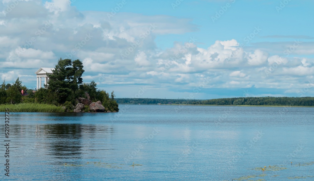 Fototapeta premium lake and forest