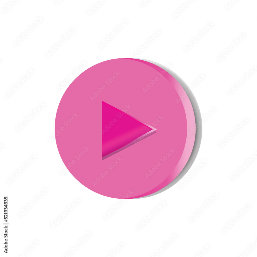 3d social media playing video in background. Round pink play button to start multimedia with colorful video concept, audio playback. 3d social media playing video in background. Round pink play button to start multimedia with colorful video concept, audio playback.
