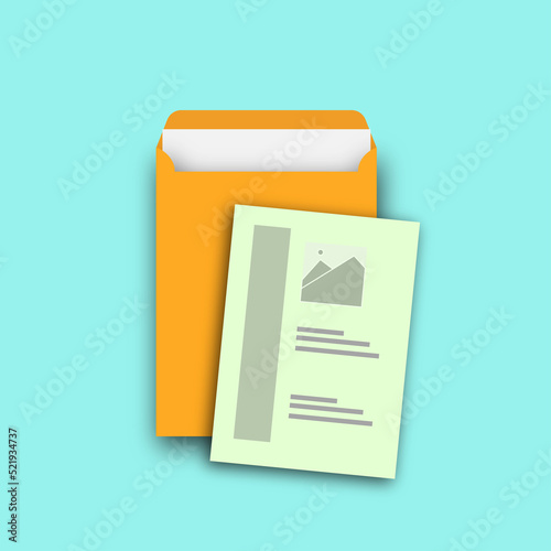 Business Management Flat icons for folder document