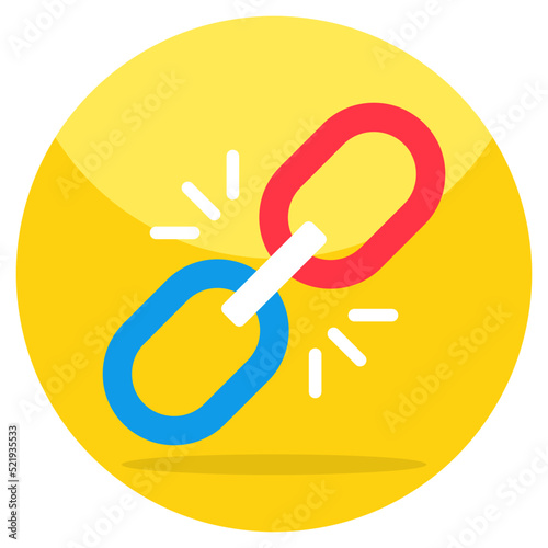 Modern design icon of linkage 