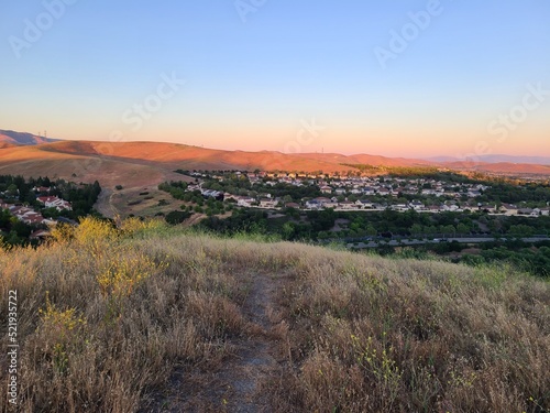 Photography Sunset on the Dougherty Hills in San Ramon, California