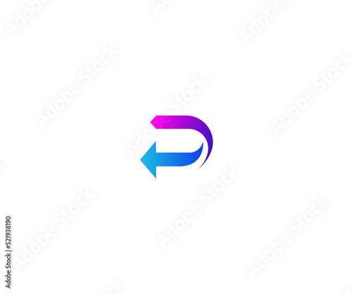 D Letter Logo Vector Template Abstract Monogram Symbol