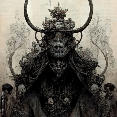 Valokuva skull of the devil