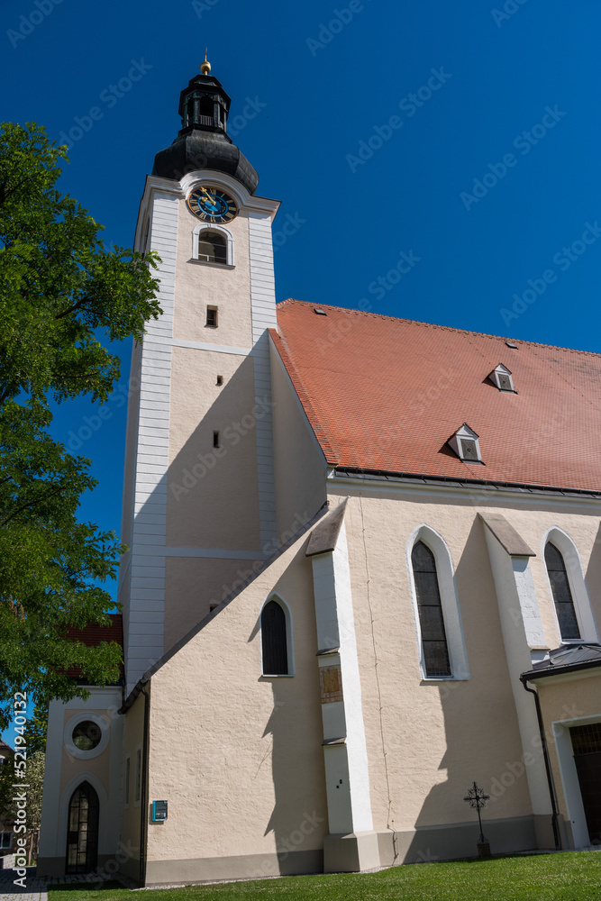 Catholic church in Purgstall, Austria 