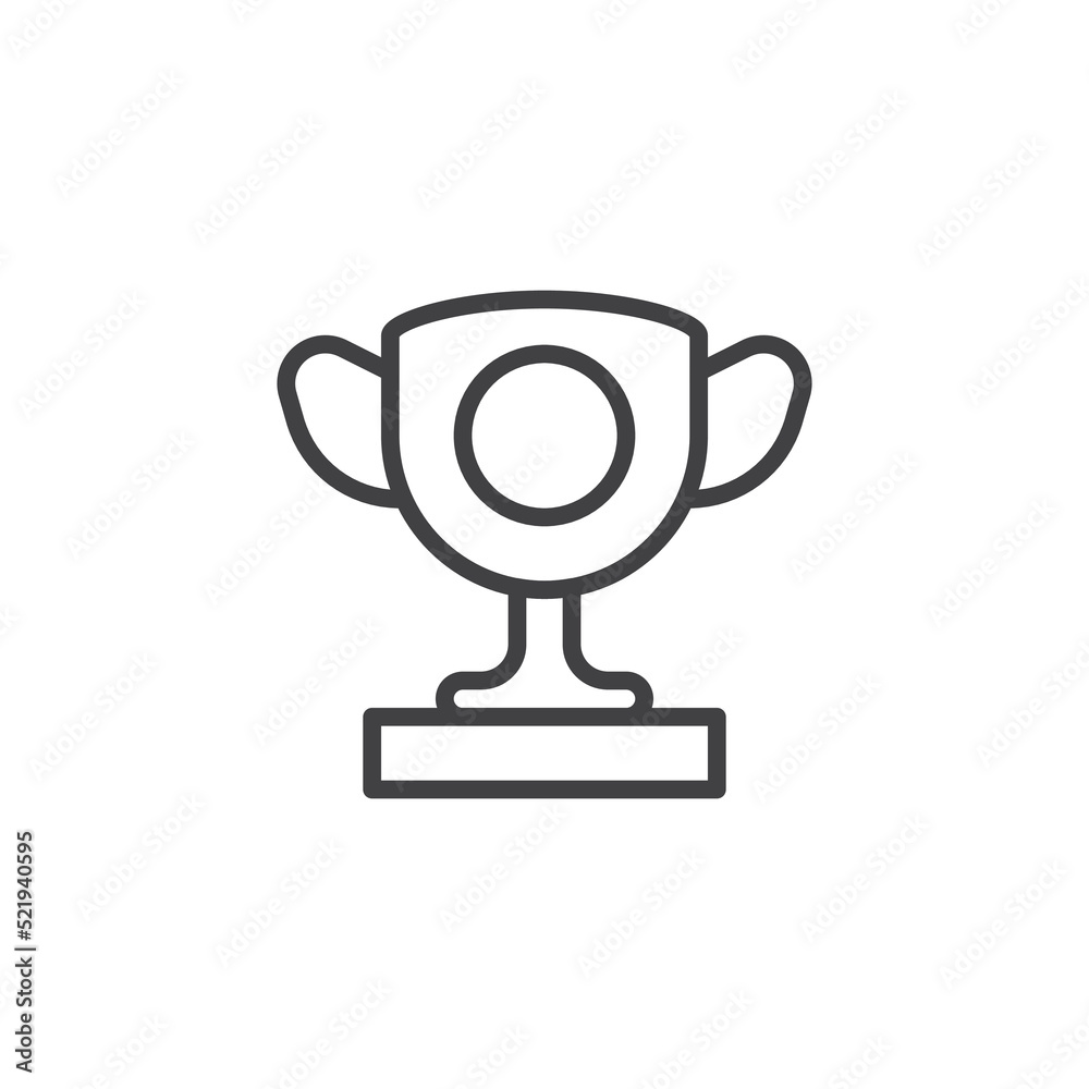 Award cup line icon Award cup line icon