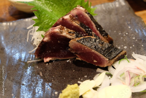 高知で食べたカツオのたたき