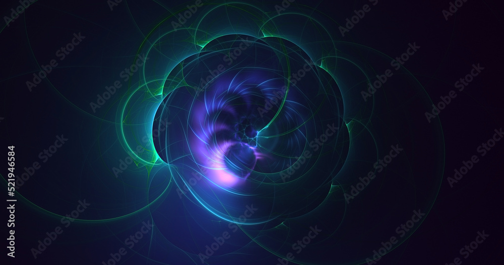 3D rendering abstract round light background 3D rendering abstract round light background