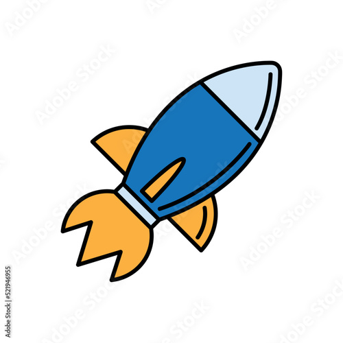 blue rocket launcher