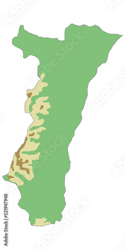 Blank Alsace Map