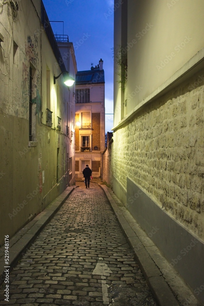 narrow street in the old town