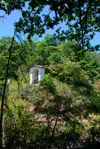 St.-Anna-Kapelle im Naturpark Haßberge bei Kleinbardorf, Gemeinde Sulzfeld, Landkreis Rhön-Grabfeld, Unterfranken, Franken, Bayern, Deutschland photo