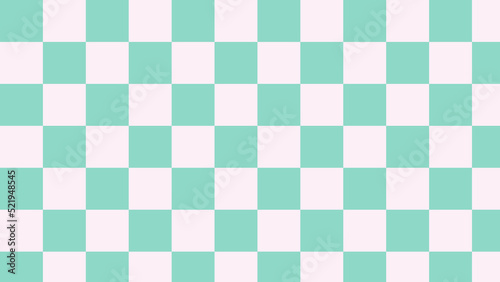 cute green big checkers, gingham, plaid, aesthetic checkerboard wallpaper illustration, perfect for wallpaper, backdrop, postcard, background for your design