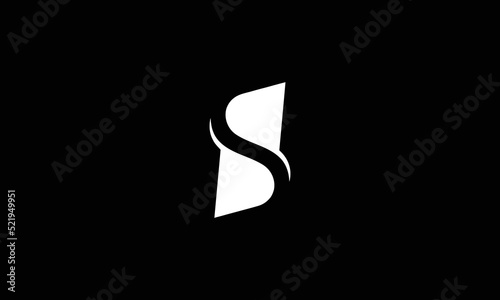 Initial alphabet letter monogram icon logo S