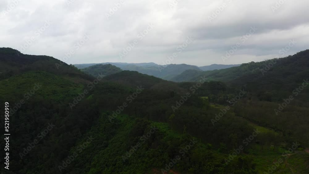 Mountain slopes with rainforest and agricultural land of farmers. Sri Lanka. Mountain slopes with rainforest and agricultural land of farmers. Sri Lanka.