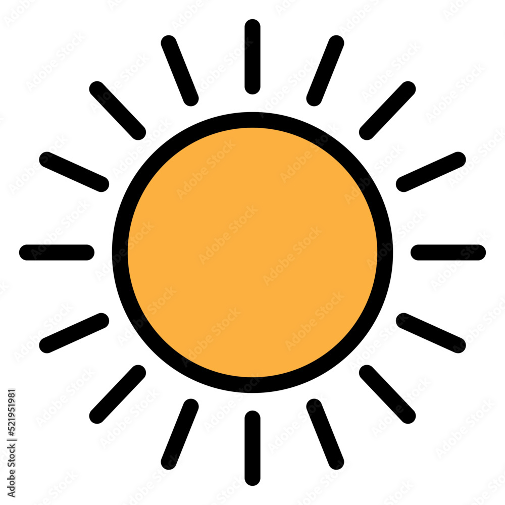 Sun icon