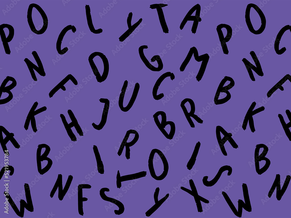 template with the image of keyboard symbols. set of letters. Surface template. Fiolet background. Horizontal image. template with the image of keyboard symbols. set of letters. Surface template. Fiolet background. Horizontal image.