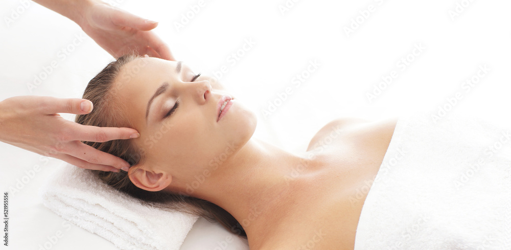 Young, beautiful and healthy woman in spa salon. Traditional massage therapy and skin care treatments. Young, beautiful and healthy woman in spa salon. Traditional massage therapy and skin care treatments.