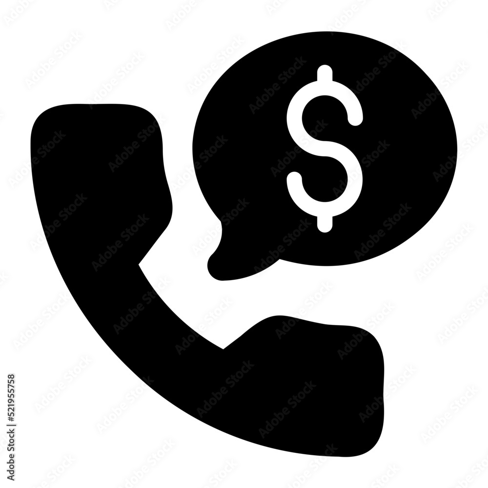 phone call glyph icon phone call glyph icon