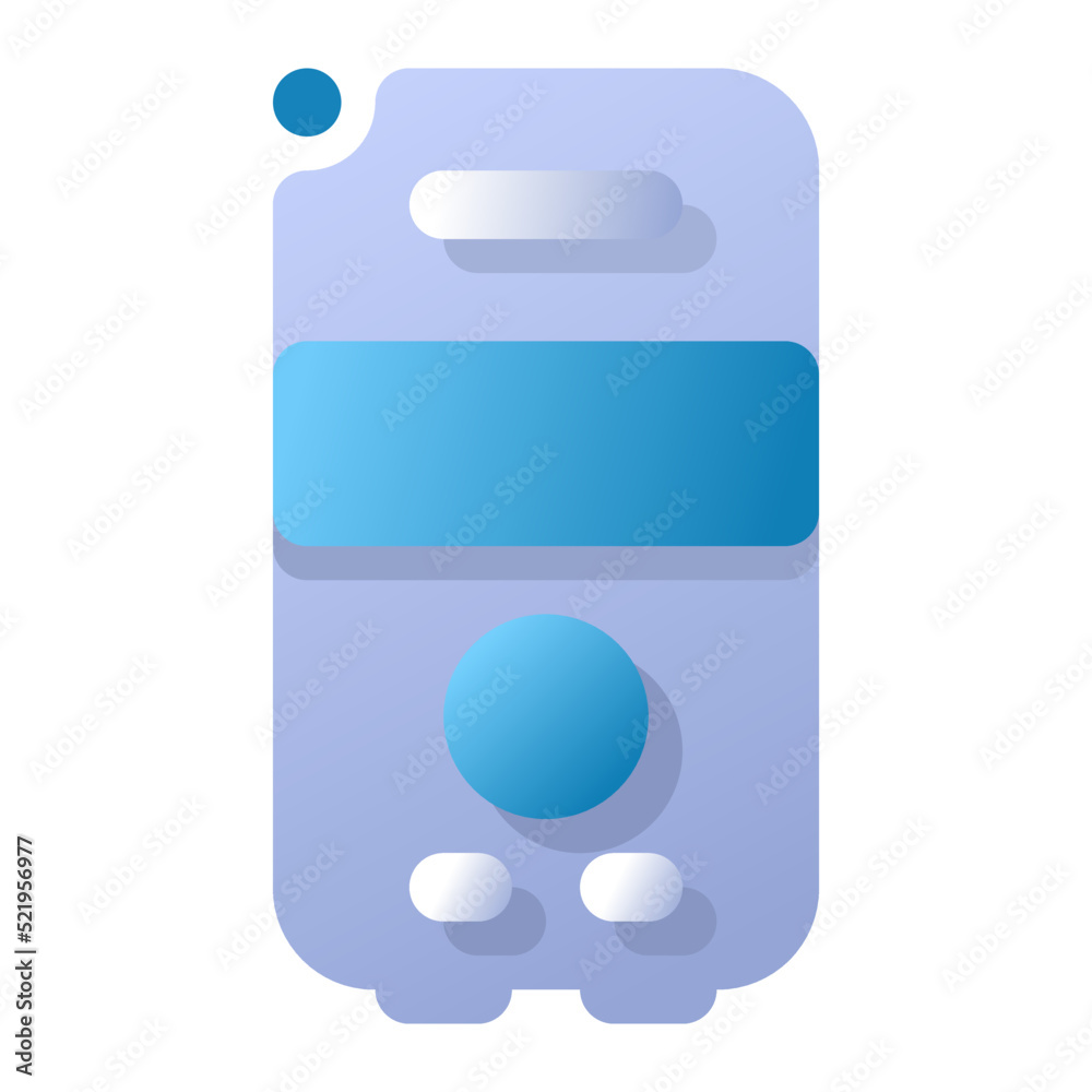 Personal Computer Gradient Flat style icon vector design and illustration template Personal Computer Gradient Flat style icon vector design and illustration template