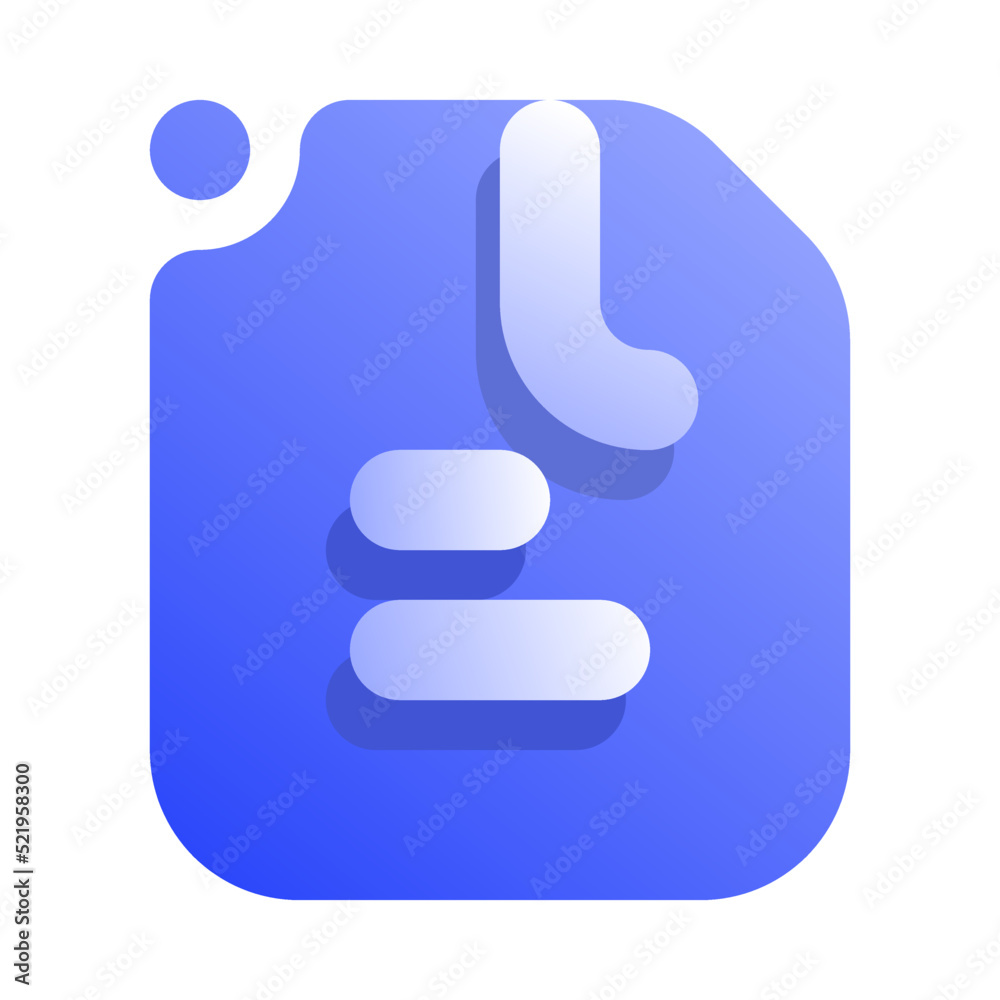 File Gradient Flat style icon vector design and illustration template File Gradient Flat style icon vector design and illustration template