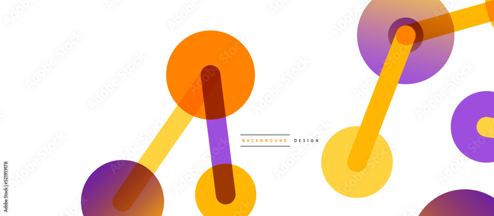 Line points connections geometric abstract background. Circles connected by lines. Trendy techno business template for wallpaper, banner, background or landing Line points connections geometric abstract background. Circles connected by lines. Trendy techno business template for wallpaper, banner, background or landing