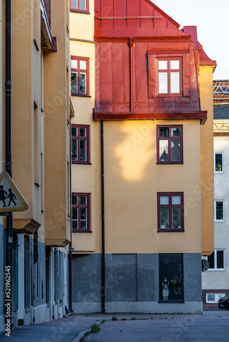 Photography Stockholm, Sweden A street in the Midsommarkransen neighborhood.