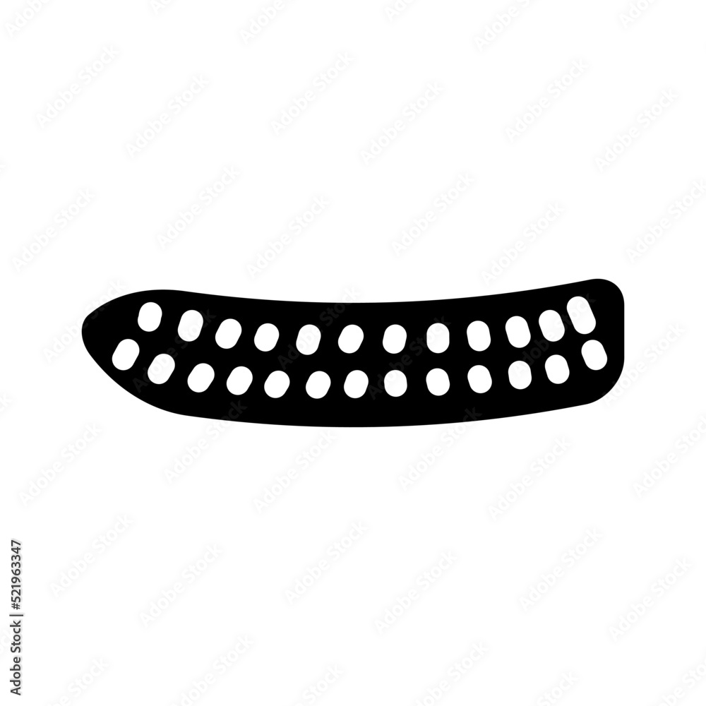 cucumber cut glyph icon vector. cucumber cut sign. isolated symbol illustration cucumber cut glyph icon vector. cucumber cut sign. isolated symbol illustration