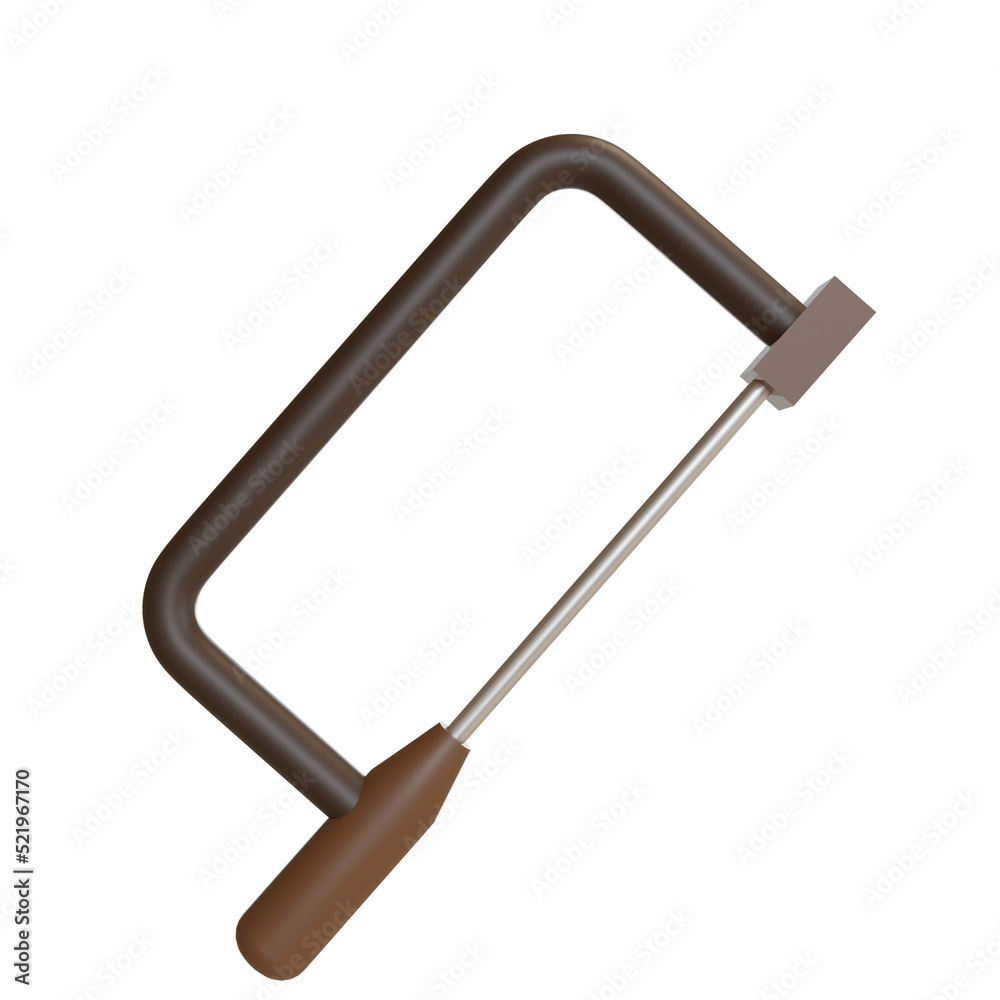 3d Illustration Object icon hacksaw Can be used for web, app, infographic, etc 3d Illustration Object icon hacksaw Can be used for web, app, infographic, etc