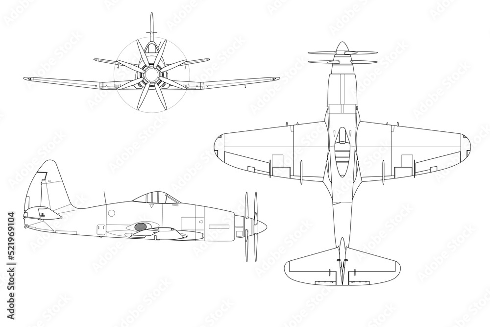 Avión de combate de hélice embarcado Avión de combate de hélice embarcado