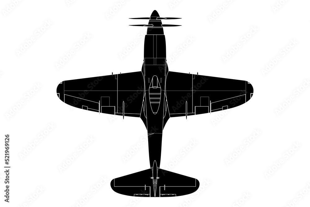 Avión de combate de hélice embarcado Avión de combate de hélice embarcado