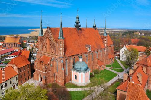 Frombork Cathedral in Frombork, Warmian-Masurian Voivodeship, Poland.