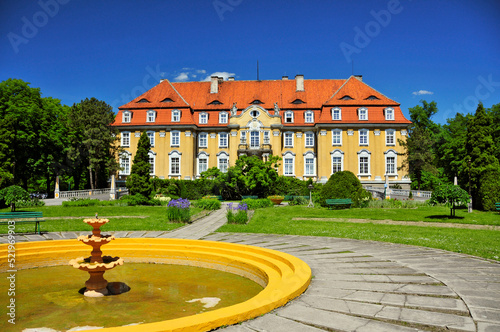 Ludwik Karol von Ballestrem`s Palace. Kochcice, Silesian Voivodeship, Poland photo