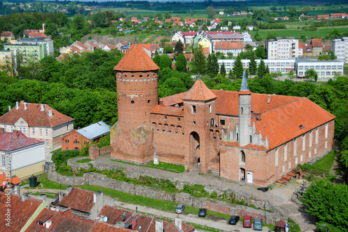 Gothic Episcopal castle in Reszel, Warmian-Masurian Voivodeship, Poland. photo