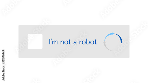 Template for entering captcha I'm not a robot