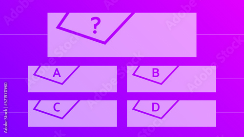 Multiple choice quiz template