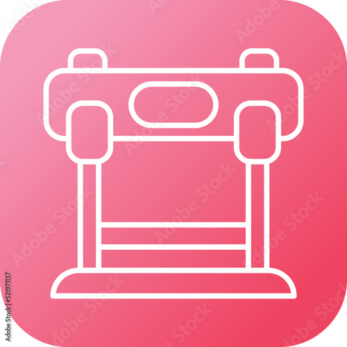 Hurdles Race Icon