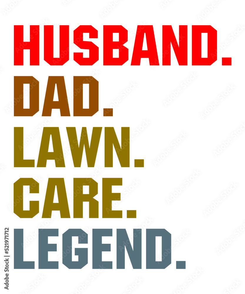 Husband Dad mowing Legend is a vector design for printing on various surfaces like t shirt, mug etc.


