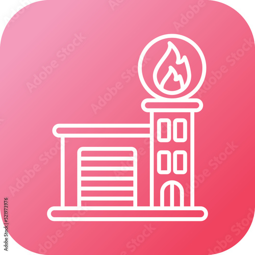 Fire Station Icon