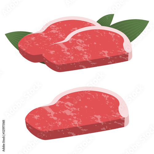 サシの入った高級な肉