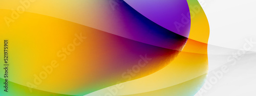 Abstract background. Fluid gradient color wave template for wallpaper, banner, background or landing