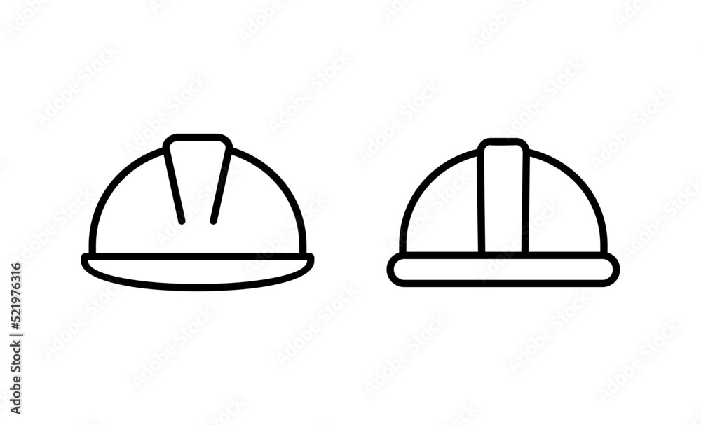 Helmet icon vector. Motorcycle helmet sign and symbol. Construction helmet icon. Safety helmet Helmet icon vector. Motorcycle helmet sign and symbol. Construction helmet icon. Safety helmet