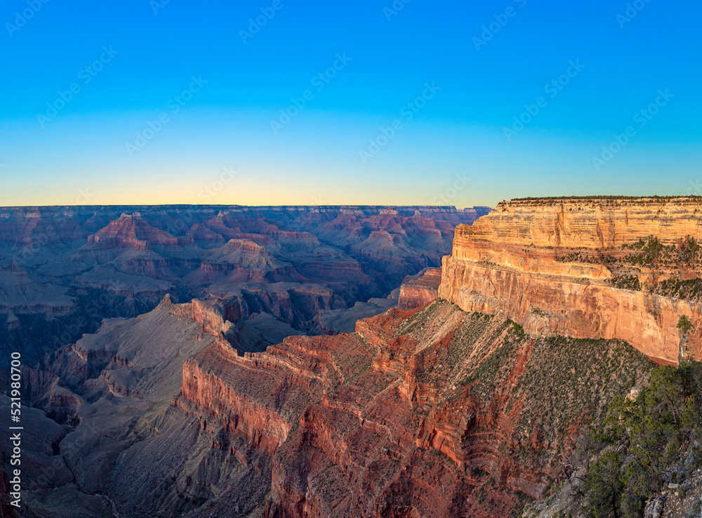 scenic sunset view of the Grand Canyon , USA