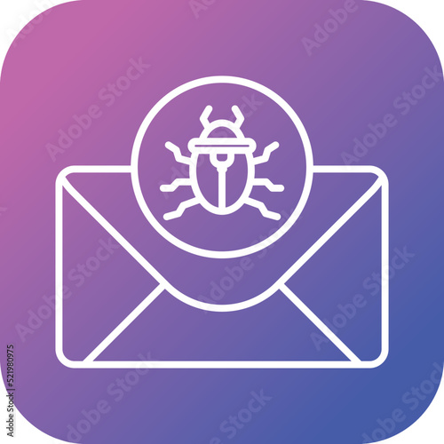 Mail Virus Icon